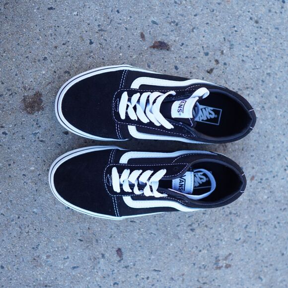 Vans Old Skool Low Top Sneaker Black/White Youth 3 Unisex New 500714 - Picture 7 of 10